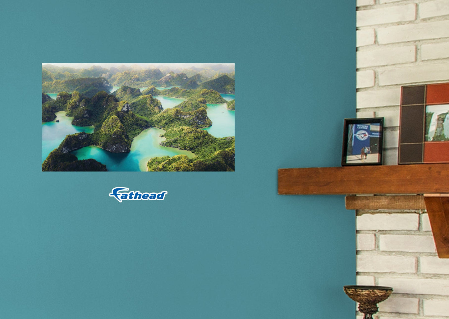 Generic Scenery: Green Paradise Poster - Removable Adhesive Decal