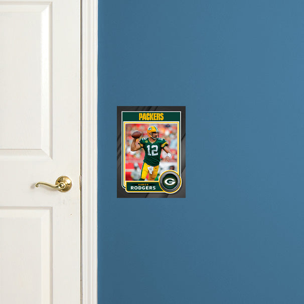 Green Bay Packers: Aaron Rodgers Poster - Officially Licensed NFL Removable Adhesive Decal
