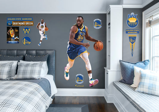 Golden State Warriors: Draymond Green 2021        - Officially Licensed NBA Removable Wall   Adhesive Decal