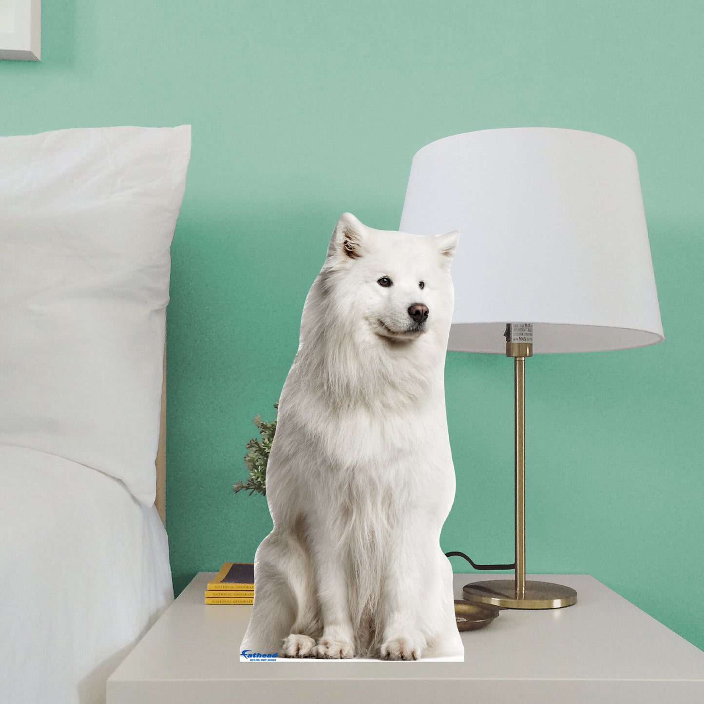 Animals:  Samoyed  Mini   Cardstock Cutout  -      Stand Out