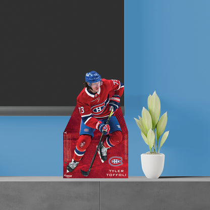 Montreal Canadiens: Tyler Toffoli 2021  Mini   Cardstock Cutout  - Officially Licensed NHL    Stand Out