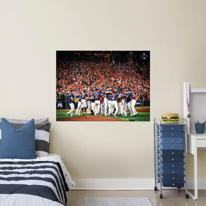Houston Astros:  2022 World Series Champions Team Celebration Poster        - Officially Licensed MLB Removable     Adhesive Decal