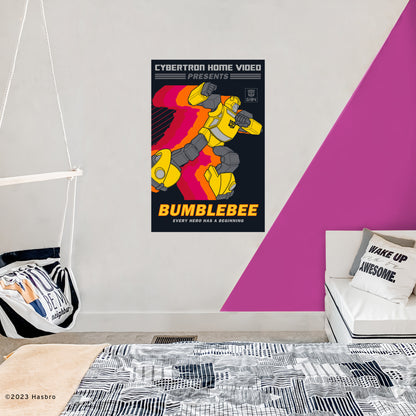 Transformers Classic: Bumblebee Home Video Poster        - Officially Licensed Hasbro Removable     Adhesive Decal