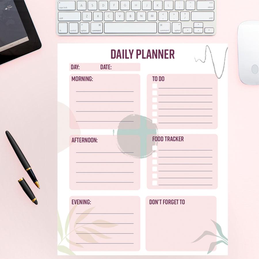 Daily Planner Plants  - Removable Wall Decal