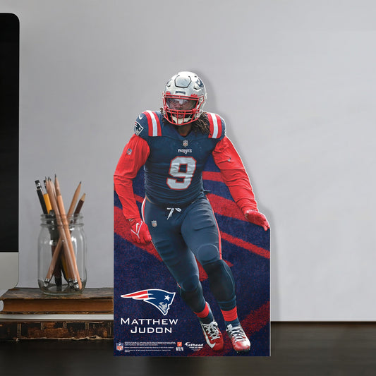 New England Patriots: Matthew Judon Mini Cardstock Cutout - Officially Licensed NFL Stand Out