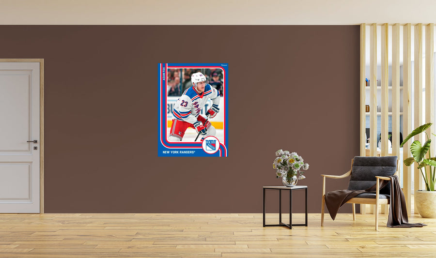 Adam Fox - Peel & Stick Poster - Official NHL - New York Rangers - Reusable Vinyl Wall Decal