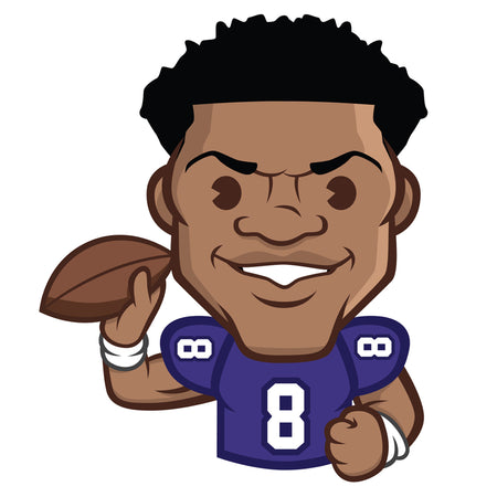 Baltimore Ravens: Lamar Jackson Emoji - Officially Licensed NFLPA Remo ...