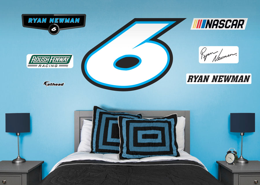 Giant Logo + 5 Decals (51"W x 35"H)