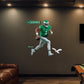Philadelphia Eagles: Jalen Hurts Throwback        - Officially Licensed NFL Removable     Adhesive Decal