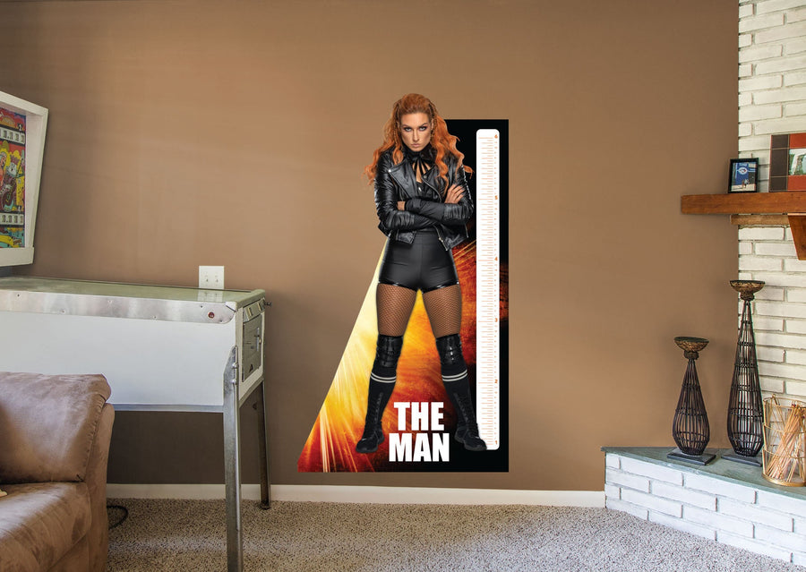 Becky Lynch - Growth Chart - Official WWE - Reusable Vinyl Wall Decal