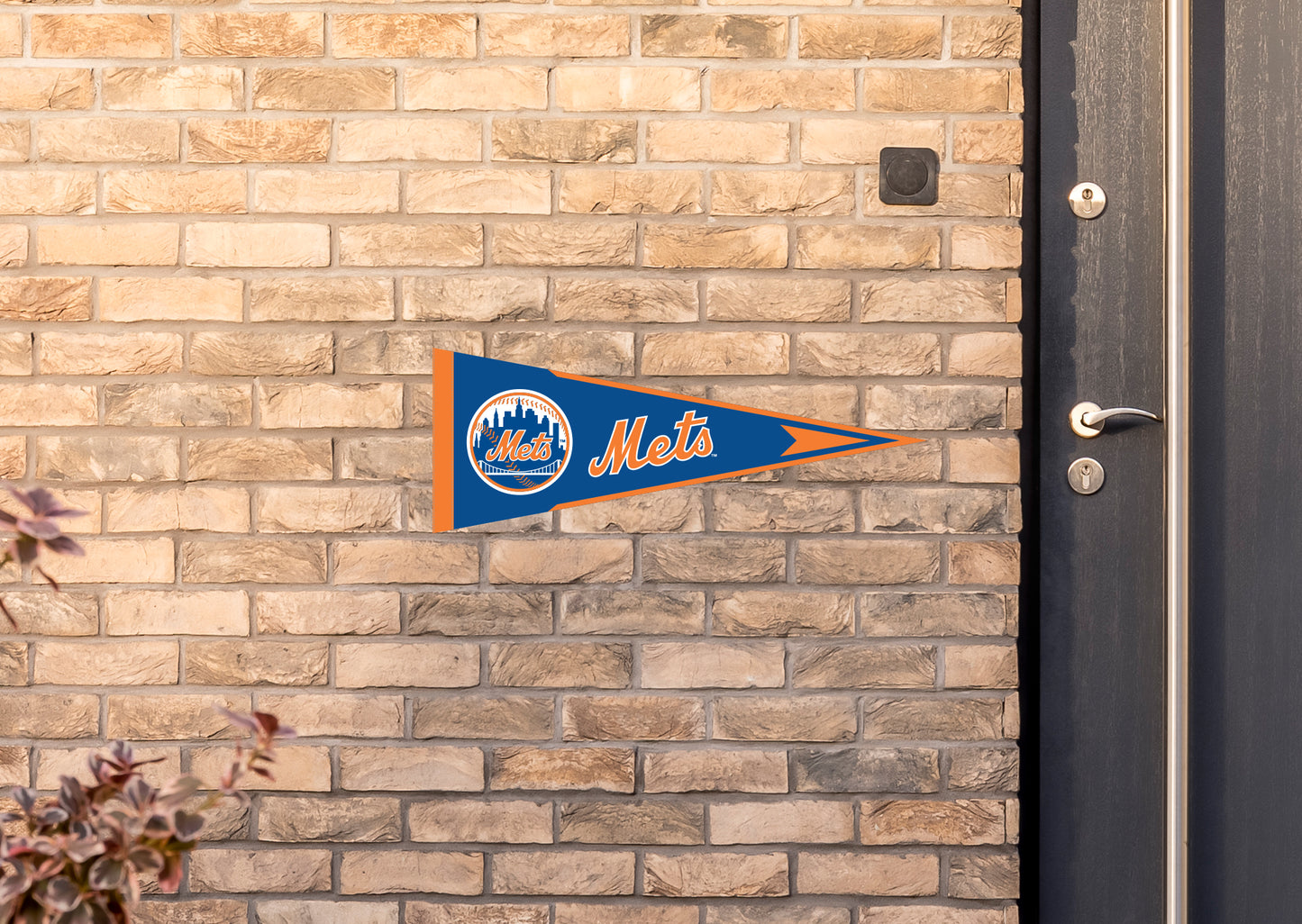 New York Mets:  Pennant        - Officially Licensed MLB    Outdoor Graphic