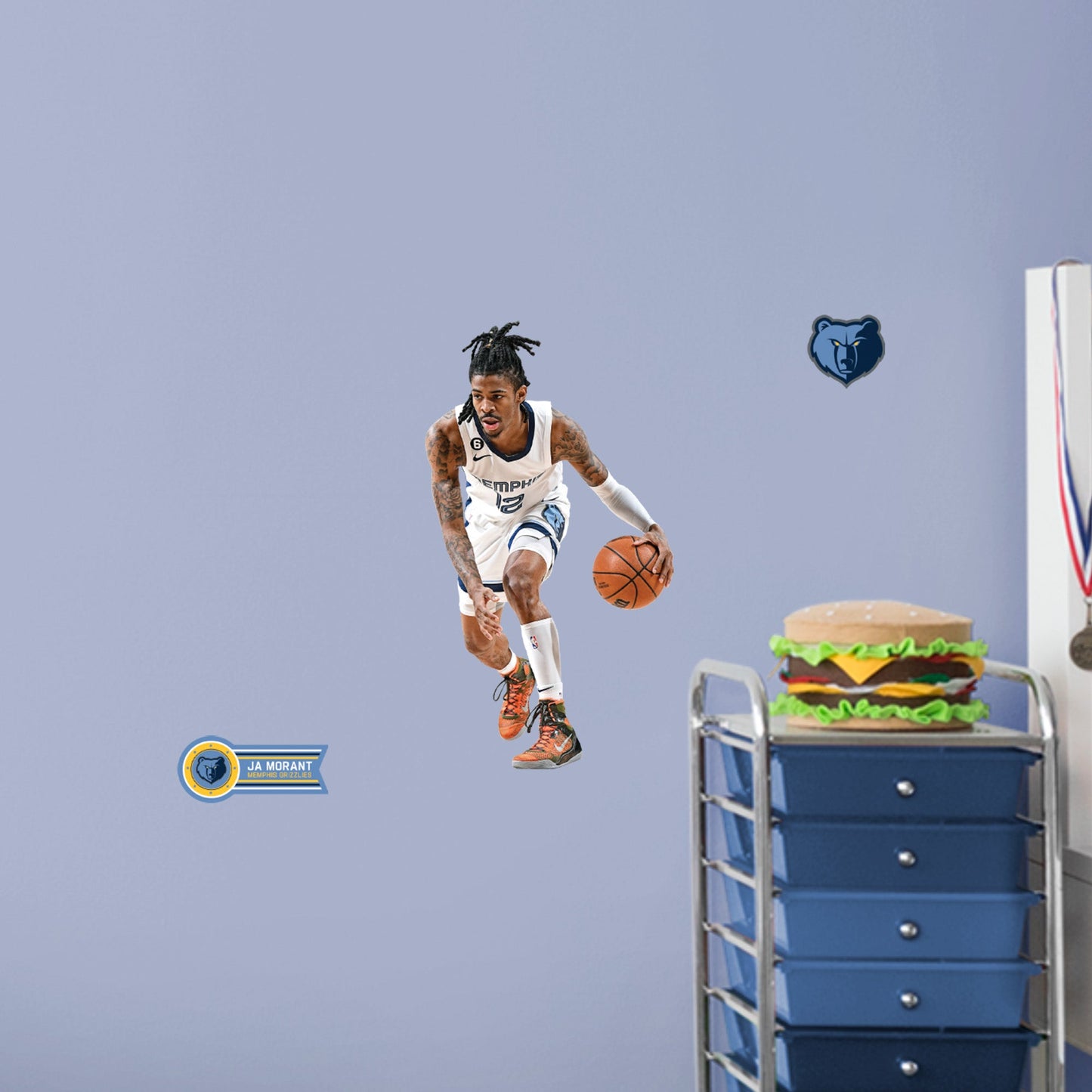 Memphis Grizzlies: Ja Morant - Officially Licensed NBA Removable Adhesive Decal