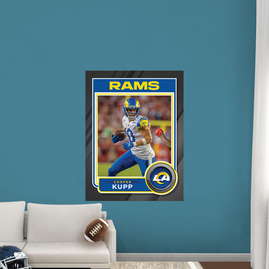 Los Angeles Rams: Cooper Kupp  Poster        - Officially Licensed NFL Removable     Adhesive Decal