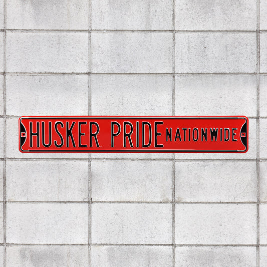 Nebraska Cornhuskers: Husker Pride - Officially Licensed Metal Street Sign