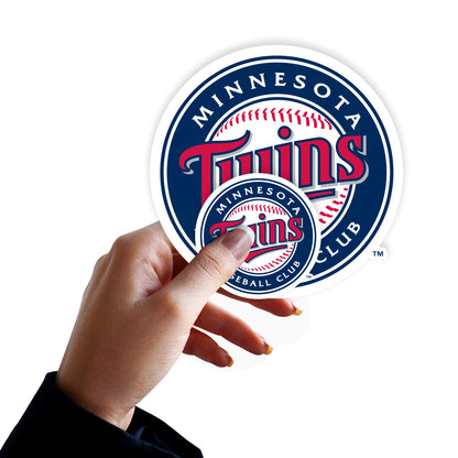 Minnesota Twins:  Logo Minis        - Officially Licensed MLB    Outdoor Graphic