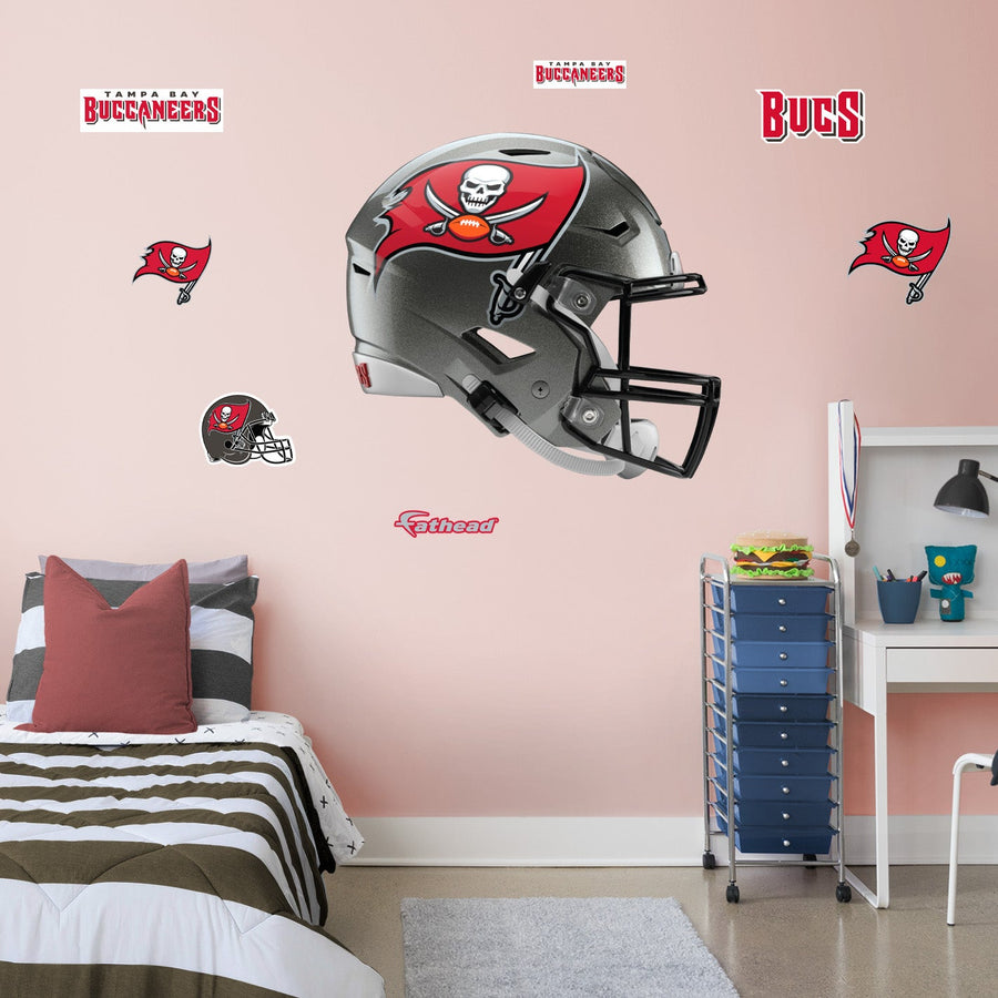 Tampa Bay Buccaneers - RealBig Helmet Collection - Official NFL - Reusable Vinyl Wall Decals #2
