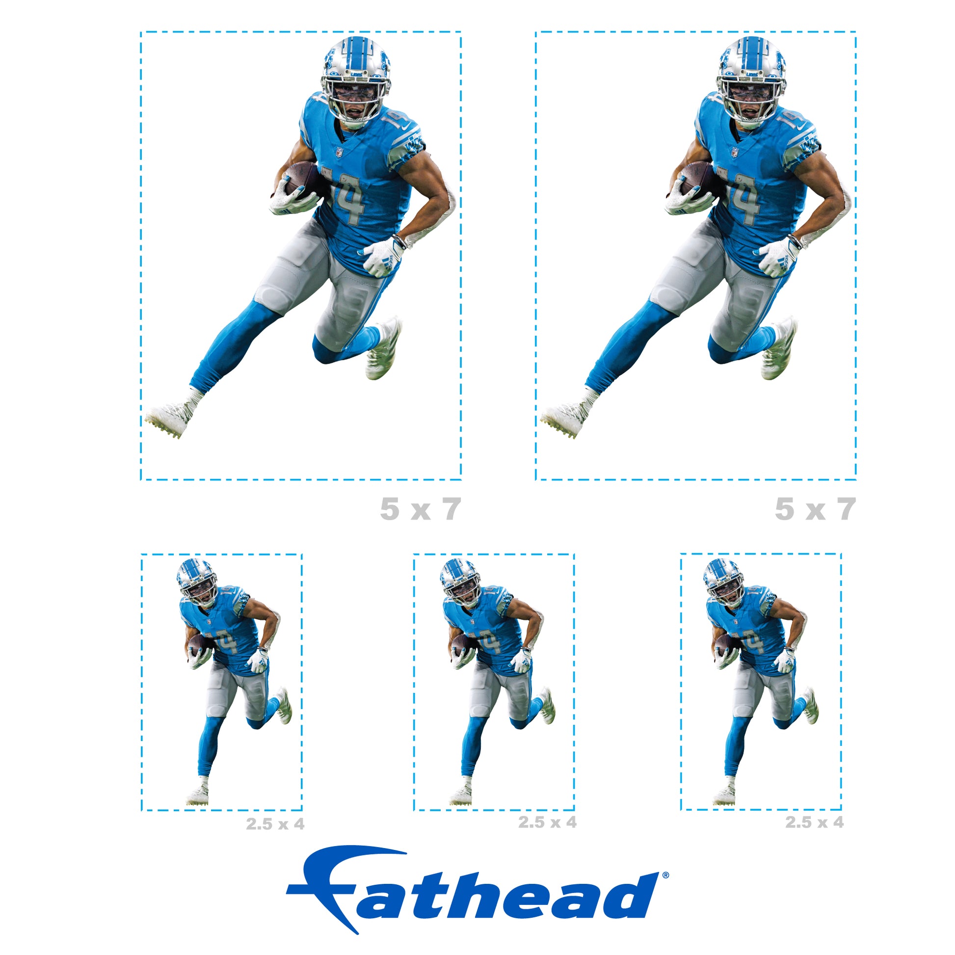 Detroit Lions: Amon-Ra St. Brown 2022 Minis - Officially Licensed NFL –  Fathead