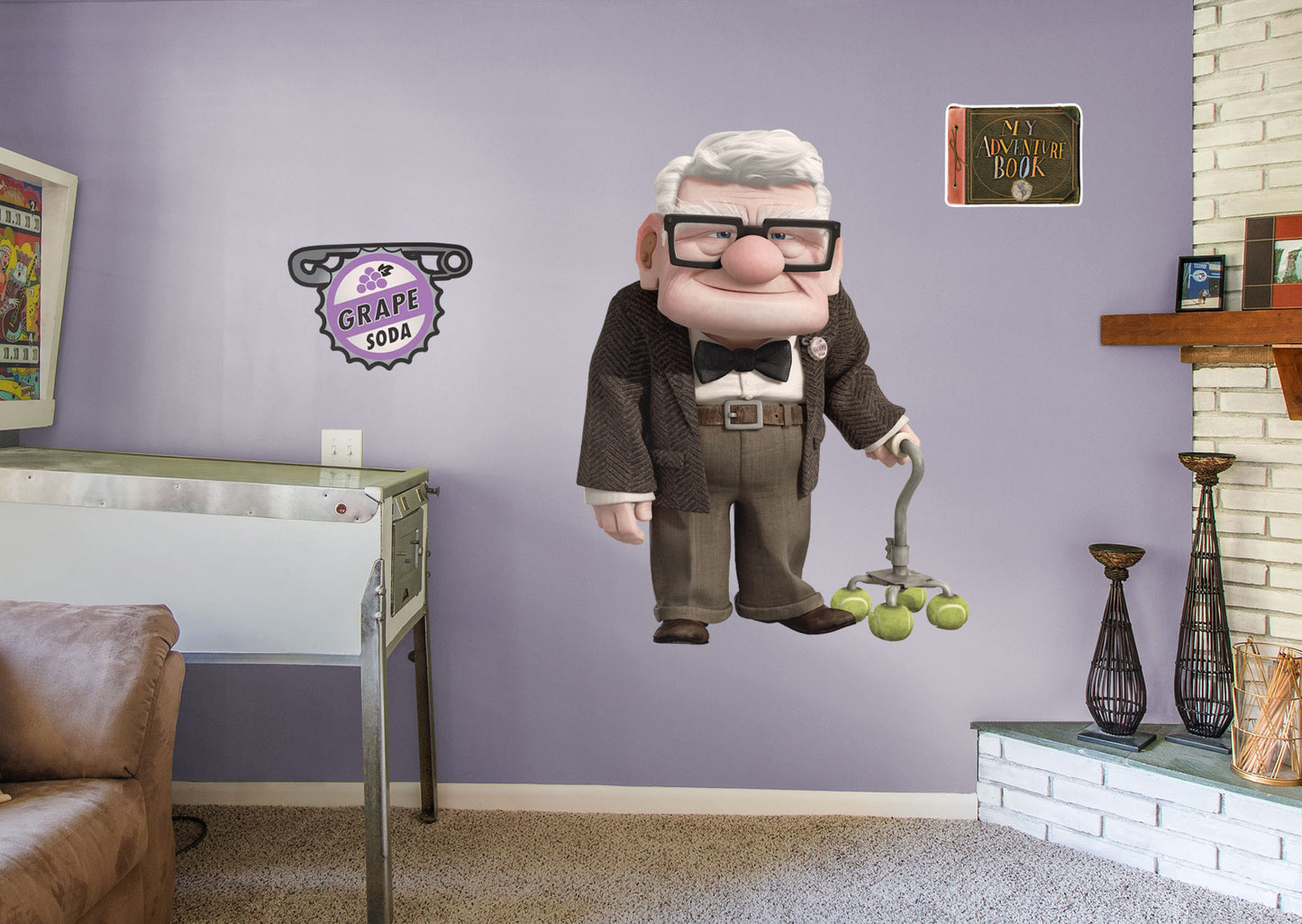 UP: Carl RealBig        - Officially Licensed Disney Removable Wall   Adhesive Decal