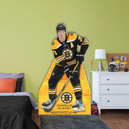 Boston Bruins: Charlie McAvoy   Life-Size   Foam Core Cutout  - Officially Licensed NHL    Stand Out