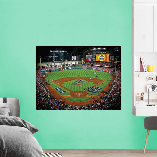 Houston Astros:  2022 World Series Stadium Wide Shot Poster        - Officially Licensed MLB Removable     Adhesive Decal