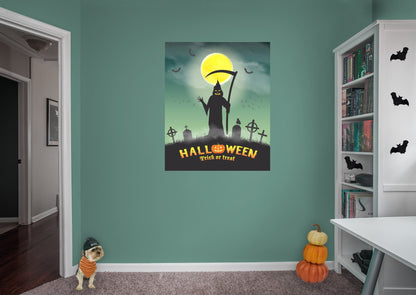 Halloween: Reaper Mural        -   Removable Wall   Adhesive Decal