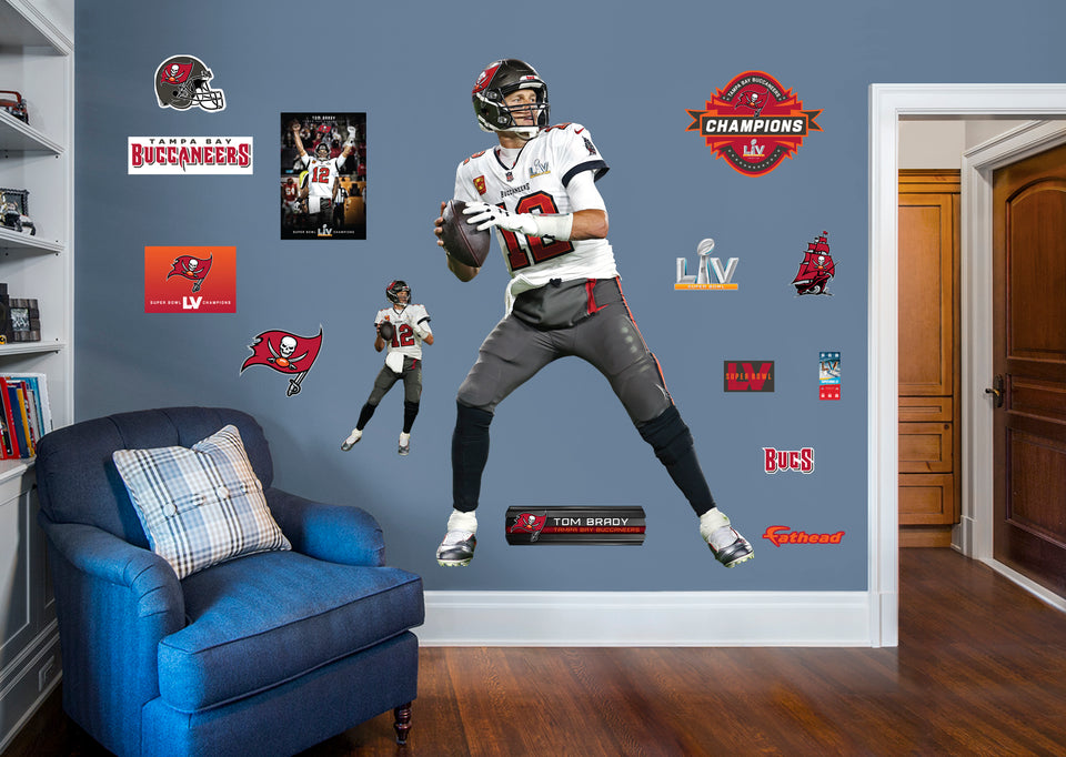 Life-Size Athlete + 14 Decals (49"W x 78"H)