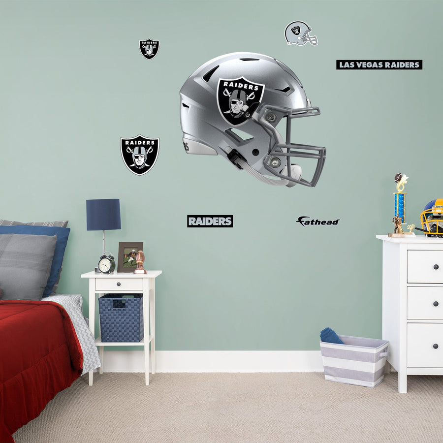 Las Vegas Raiders - RealBig Helmet Collection - Official NFL - Reusable Vinyl Wall Decals #2