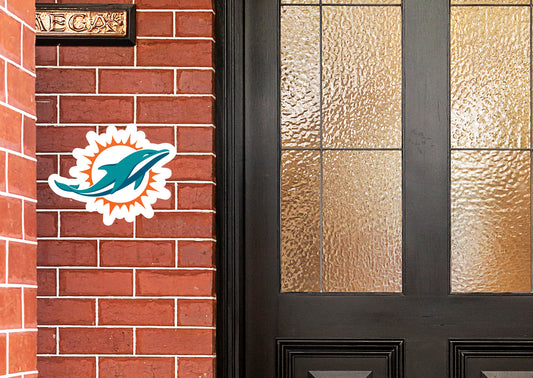 Miami Dolphins:  Alumigraphic Logo        - Officially Licensed NFL    Outdoor Graphic