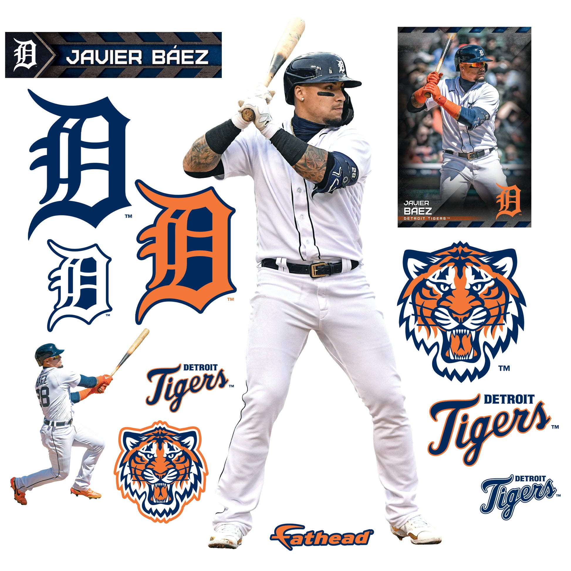 Detroit Tigers: Javier Báez 2022 - Officially Licensed MLB