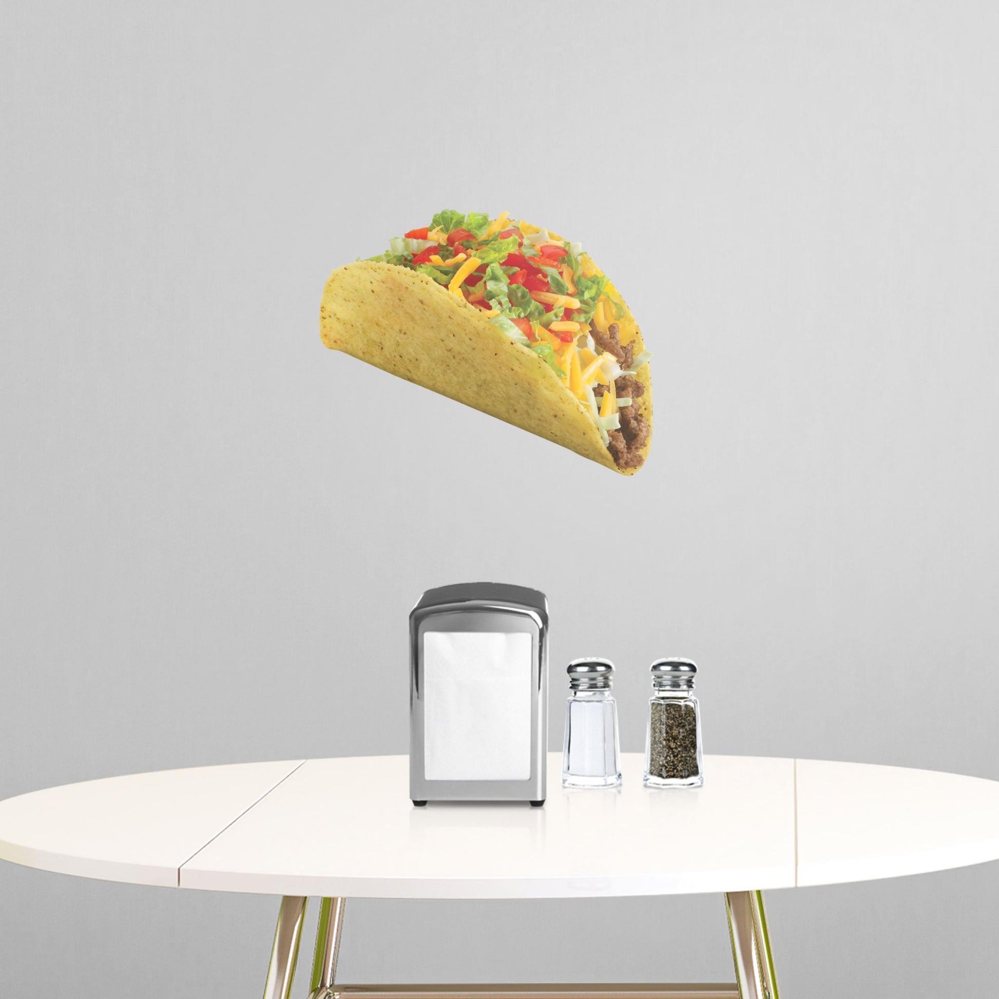 Large Taco + 2 Decals (14"W x 11"H)