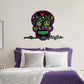 Dream Big Art:  Skull Icon        - Officially Licensed Juan de Lascurain Removable     Adhesive Decal
