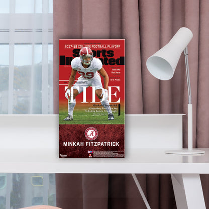 Alabama Crimson Tide: Minkah Fitzpatrick December 2017 Sports Illustrated Cover  Mini   Cardstock Cutout  - Officially Licensed NCAA    Stand Out