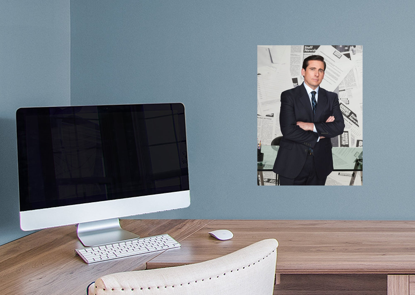 The Office: Michael Mural        - Officially Licensed NBC Universal Removable Wall   Adhesive Decal