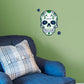 Minnesota Timberwolves: Skull - Officially Licensed NBA Removable Adhesive Decal