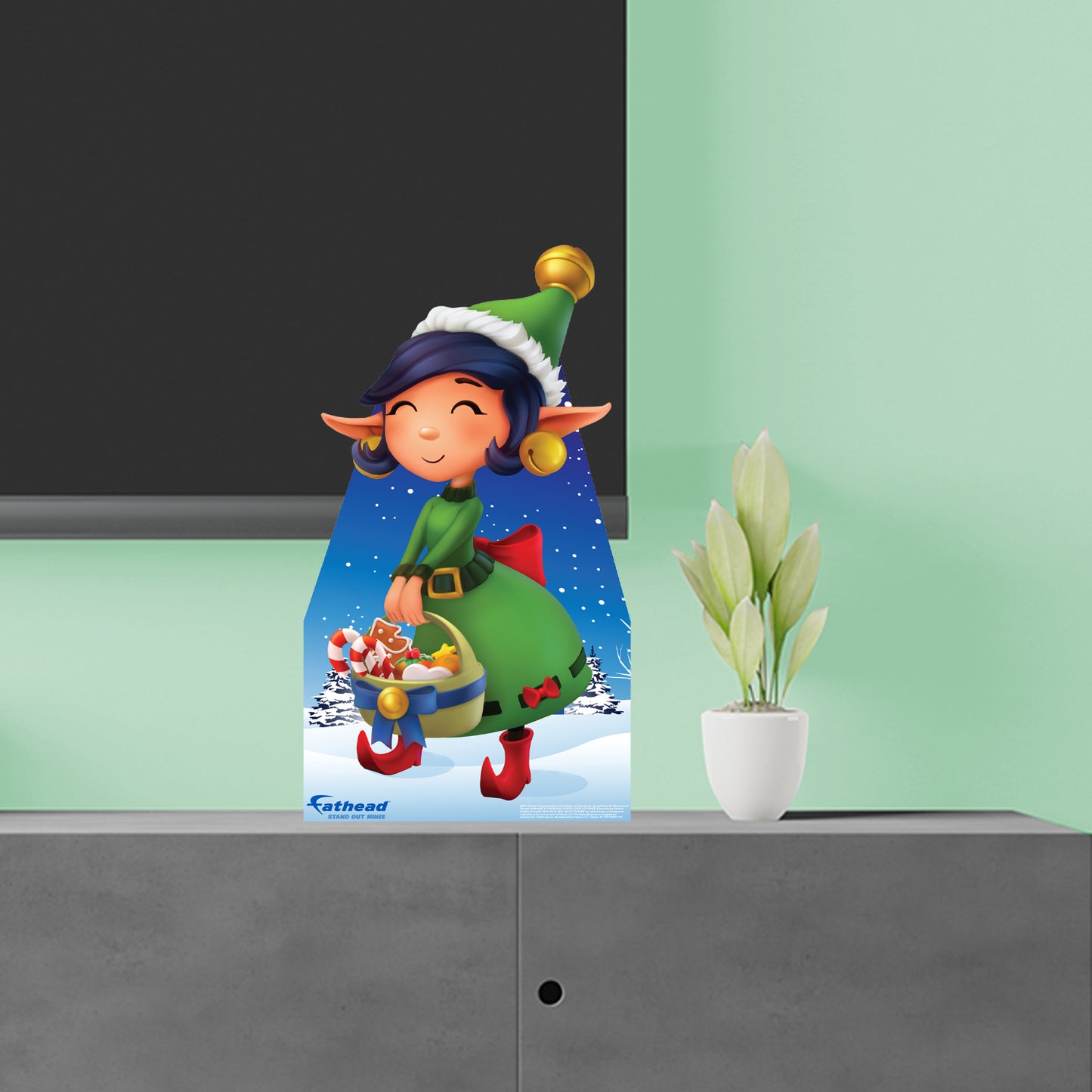 Christmas: Mrs Elf Mini   Cardstock Cutout  -      Stand Out