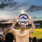 Colorado Rockies: Logo Foam Core Cutout - Officially Licensed MLB Big Head