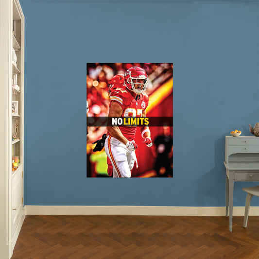 Kansas City Chiefs: Travis Kelce 2022 Motivational Poster        - Officially Licensed NFL Removable     Adhesive Decal