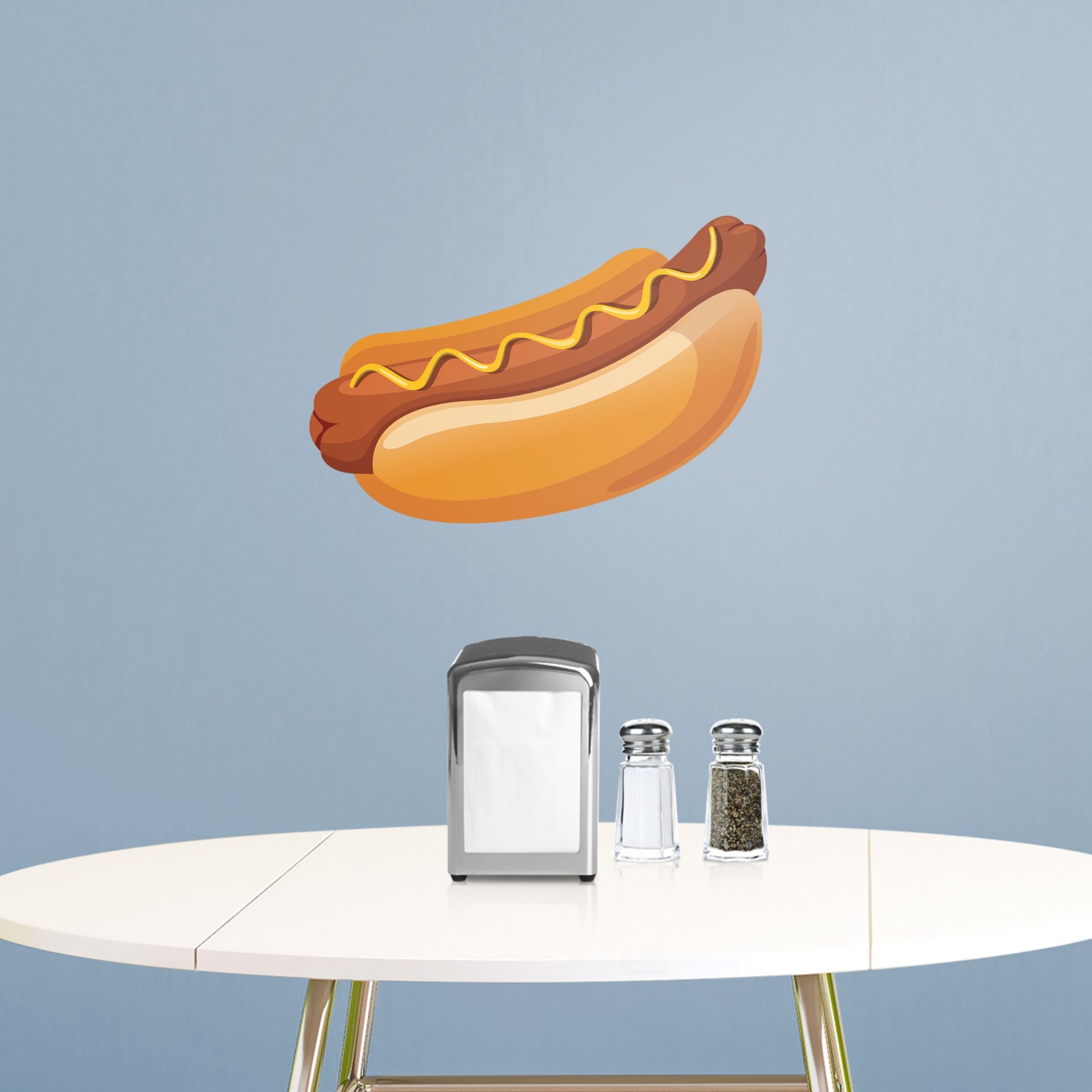 Large Hot Dog + 2 Decals (15"W x 11"H)
