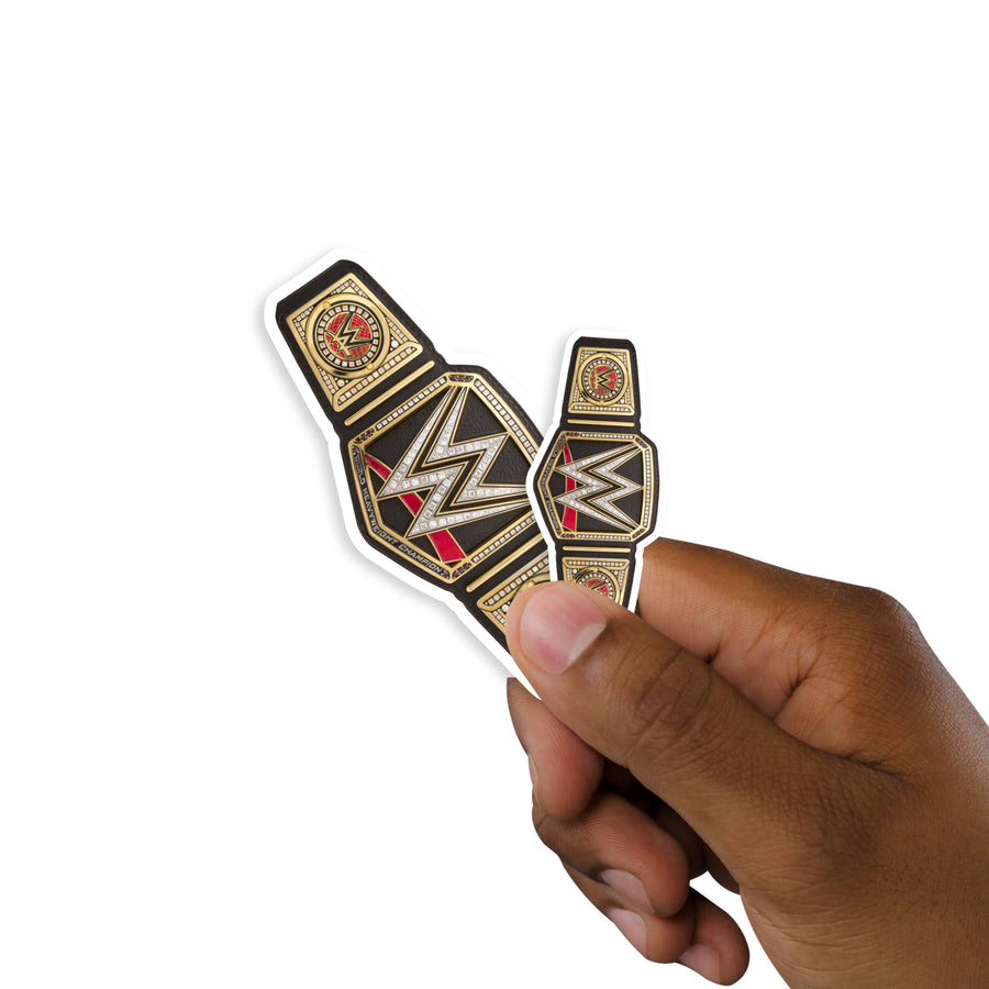 Heavyweight Title - 5 Minis (Mixed Sizes) - Official WWE - Reusable Vinyl Decals