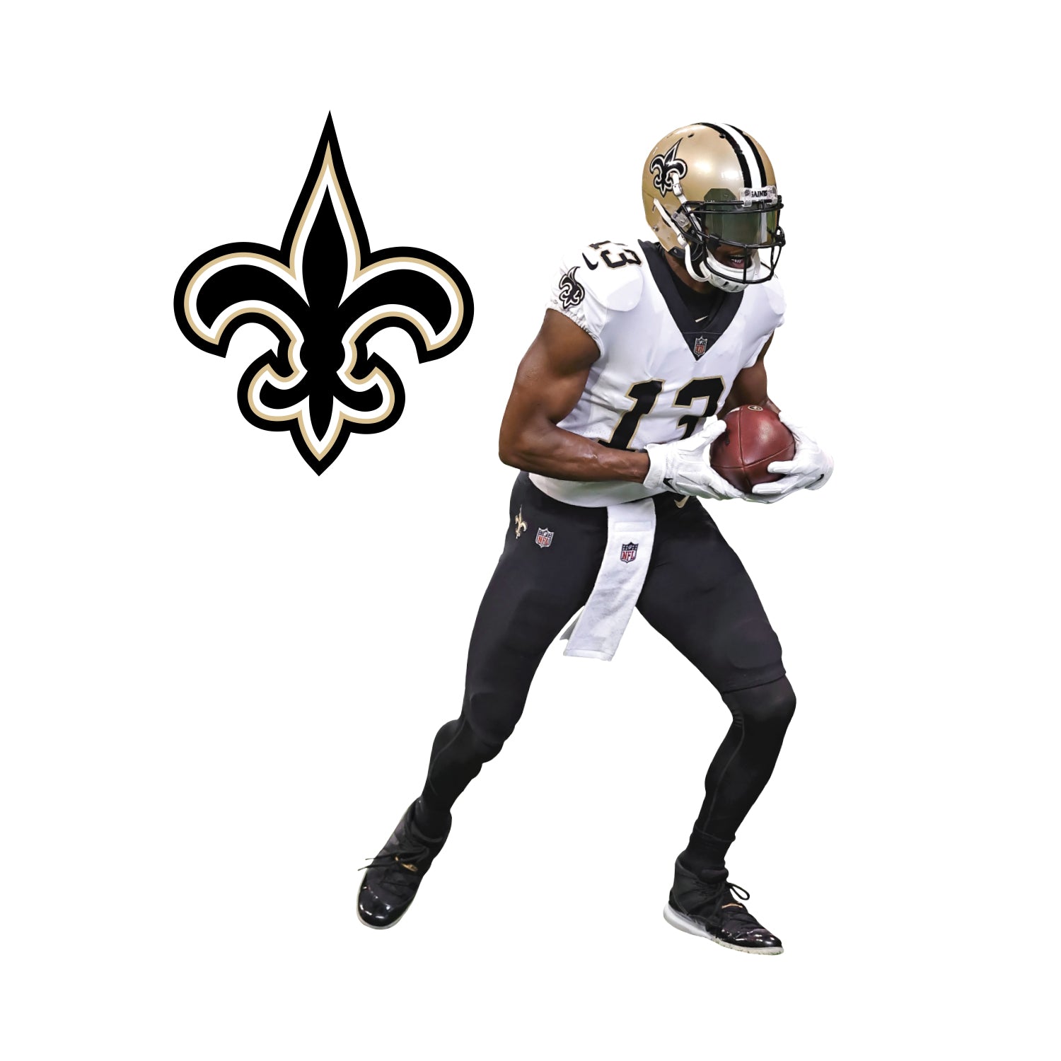 Fathead Michael Thomas New Orleans Saints 12-Pack Life-Size Removable Wall Decal