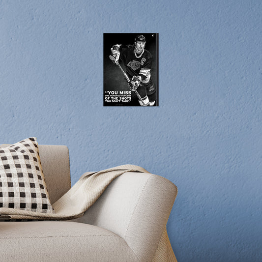 Los Angeles Kings: Wayne Gretzky 2022 Inspirational Poster        - Officially Licensed NHL Removable     Adhesive Decal