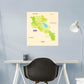 Maps of Europe: Armenia Mural        -   Removable Wall   Adhesive Decal