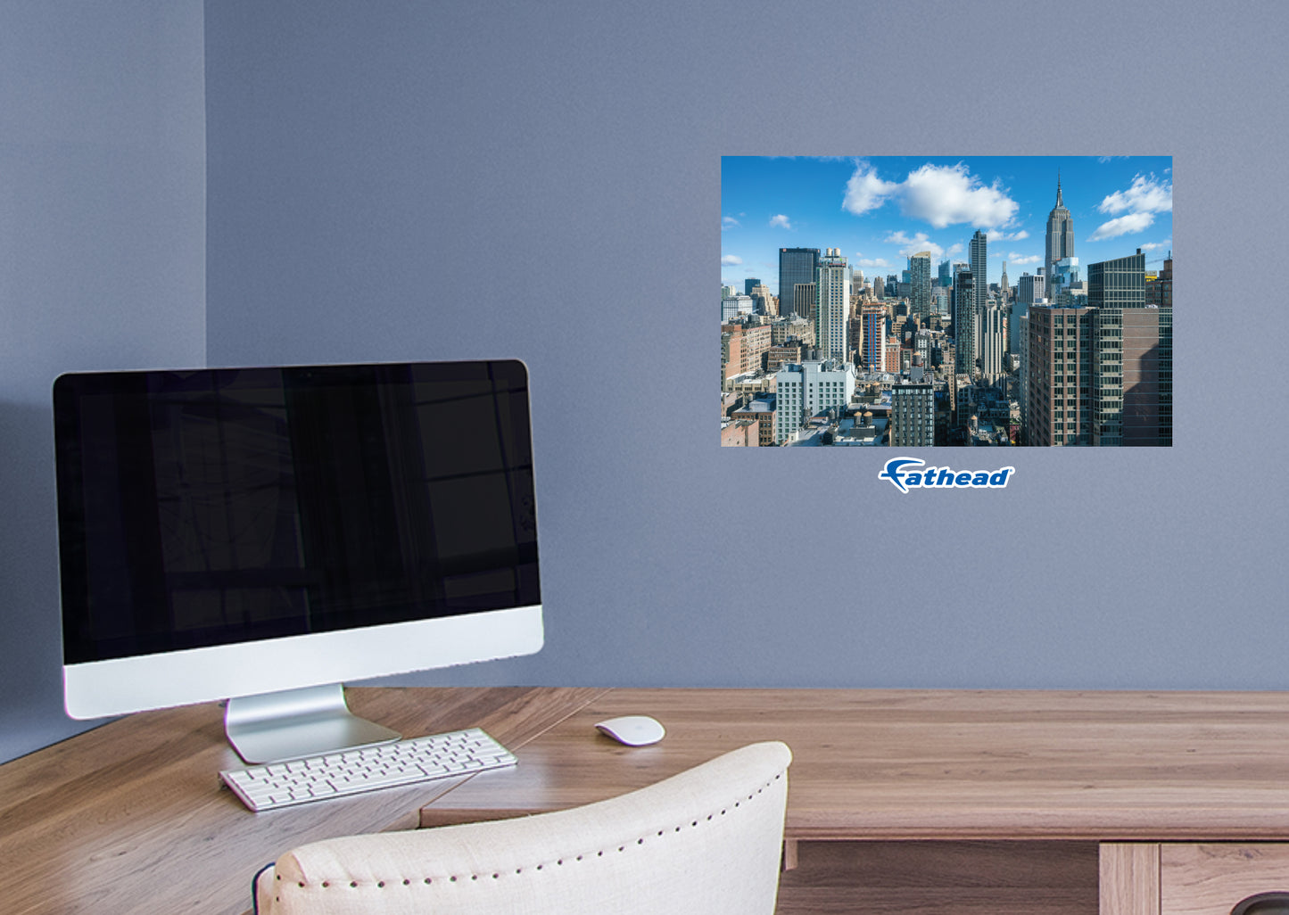 Generic Scenery: Skyscrapers Poster        -   Removable     Adhesive Decal