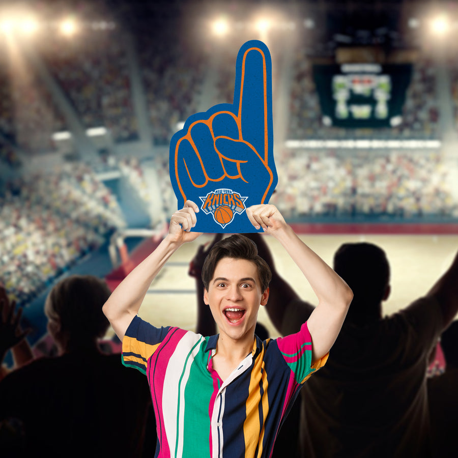 Foam Finger - Big Head - Official NBA - New York Knicks - Foam Core Cutout