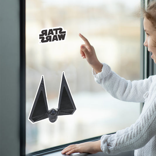 Tie Interceptor Window Clings        - Officially Licensed Star Wars Removable Window   Static Decal