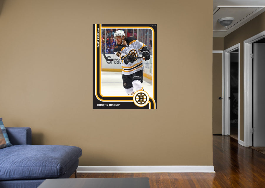 David Pastrňák - Peel & Stick Poster - Official NHL - Boston Bruins - Reusable Vinyl Wall Decal