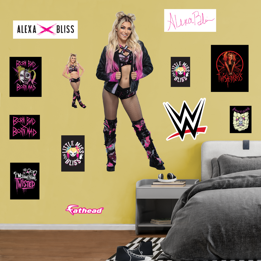 Alexa Bliss - RealBig Collection - Official WWE - Reusable Vinyl Wall Decals #2