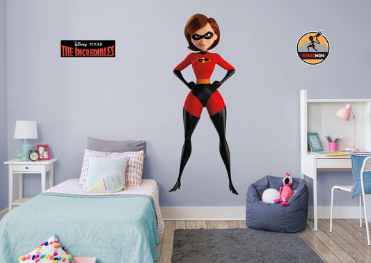 Incredibles 2: Elastigirl RealBig        - Officially Licensed Disney Removable Wall   Adhesive Decal