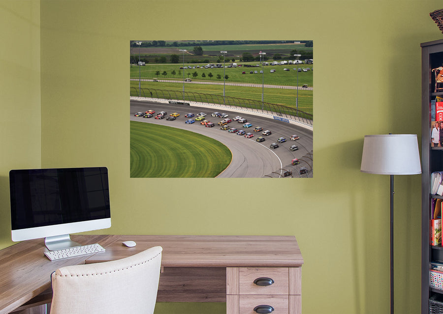 Chicagoland Speedway - Peel & Stick Poster - Official NASCAR - Reusable Vinyl Wall Decal
