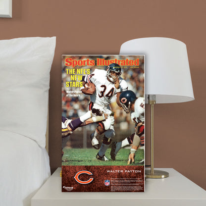 Chicago Bears: Walter Payton November 1976 Sports Illustrated Cover  Mini   Cardstock Cutout  - Officially Licensed NFL    Stand Out
